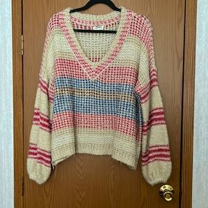 V neck sweater